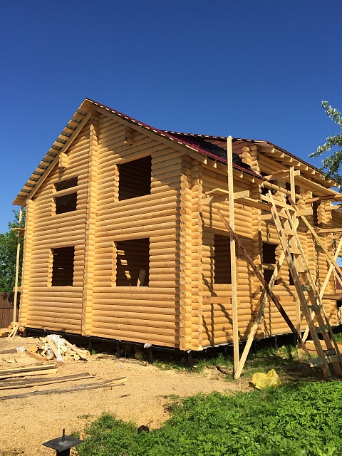 Дом из бревна 162 м²