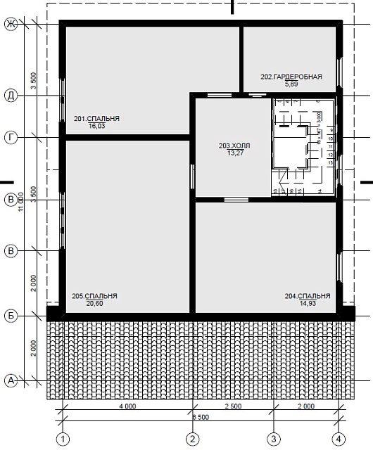Дом из бруса 141 м²