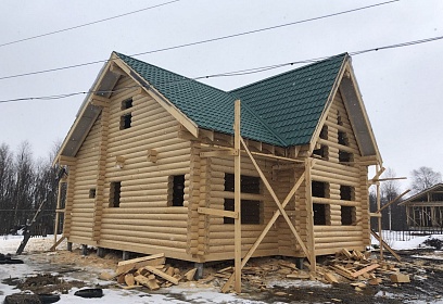 Дом из бревна 140 м²