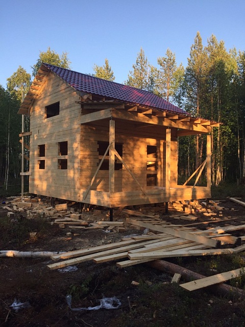 Дом из бруса 55 м²