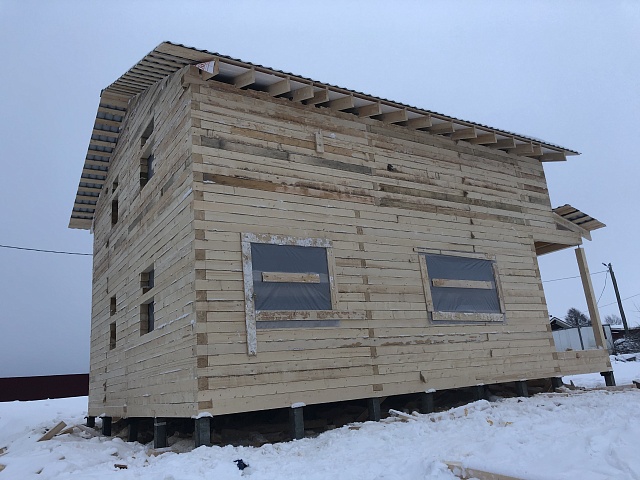 Дом из бруса 160 м²