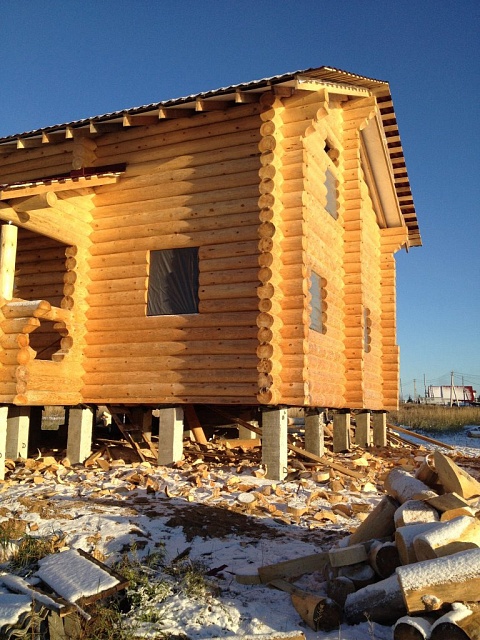 Дом из бревна 192 м²