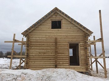 Дом из бревна 58 м²