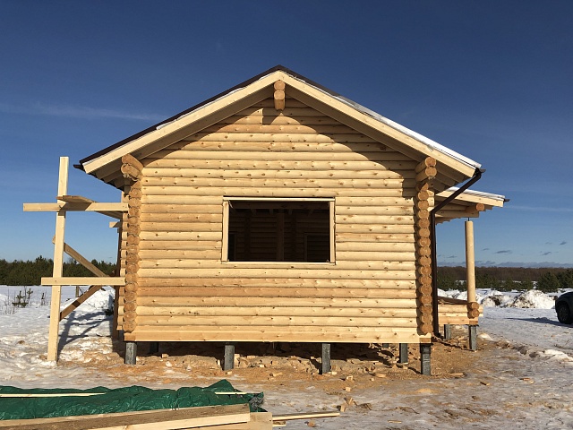 Дом из бревна 60 м²