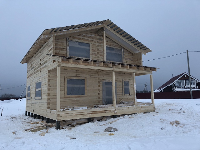 Дом из бруса 160 м²