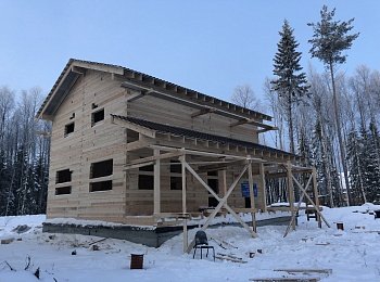 Дом из бруса 93 м²