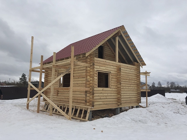 Дом из бревна 58 м²