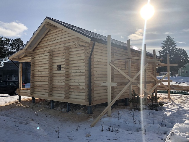 Дом из бревна 60 м²