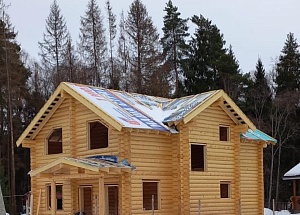 Дом из бревна 230 м²