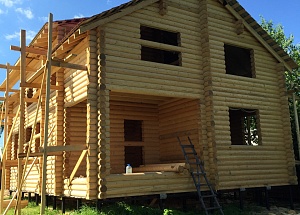 Дом из бревна 162 м²