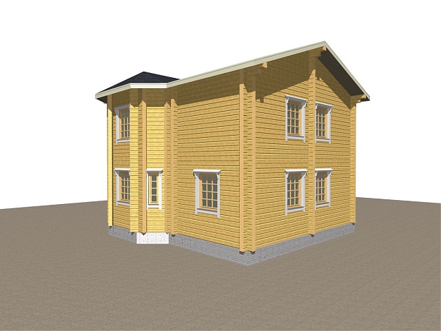 Дом из бруса 139 м²
